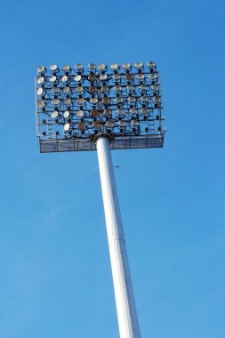 gökyüzünde ışık kutup Stadyumu.