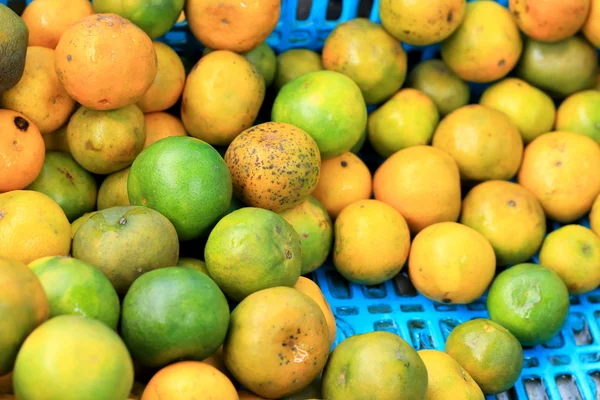 De jus d'orange markt. — Stockfoto