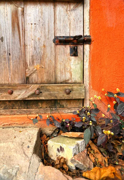Rygiel zamka drzwi - styl vintage. — Zdjęcie stockowe