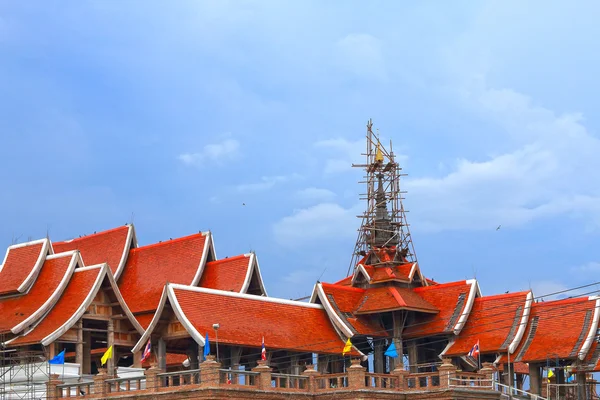 Socha, měření - wat thai — Stock fotografie