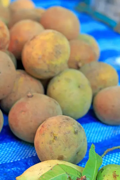 Santol frukt i marknaden — Stockfoto