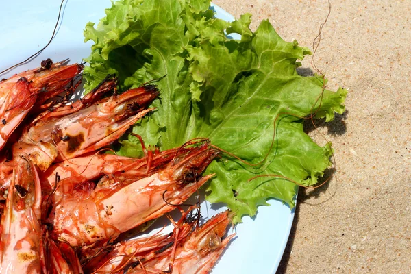 Barbecue shrimp — Stock Photo, Image