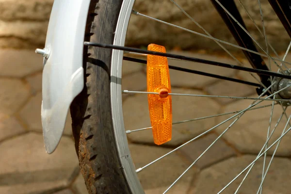 Närbild på vintage cykel. — Stockfoto