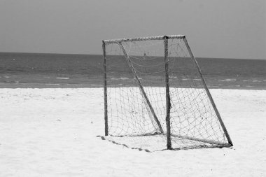 deniz kum futbol gol plajlar