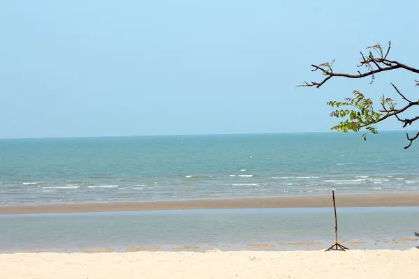 A praia de Cha Am da Tailândia — Fotografia de Stock