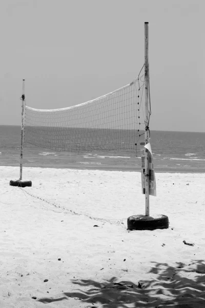 净海海滩上的沙 — 图库照片