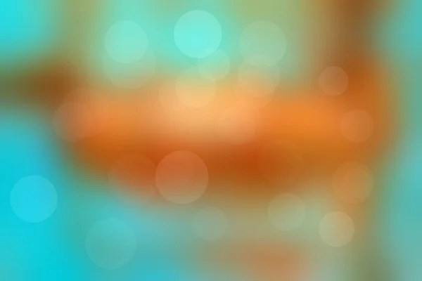 Bokeh fundo luz azul e laranja — Fotografia de Stock