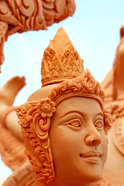 Candle festival in Thailand — Stock Photo, Image