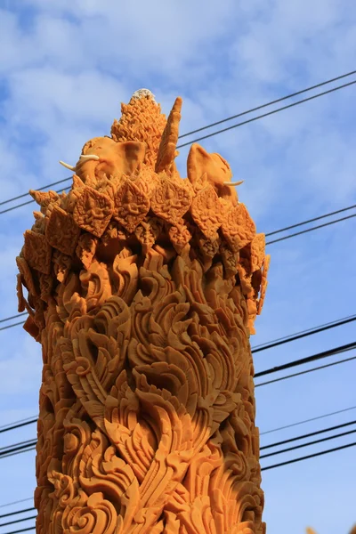 タイの絵ろうそくまつり — ストック写真