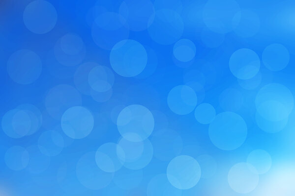 bokeh blue light background