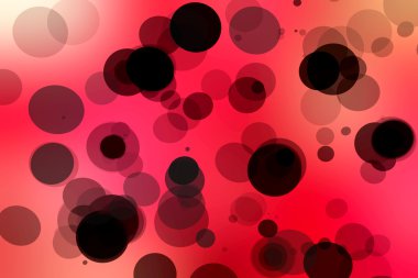 Bokeh siyah renkli arka plan