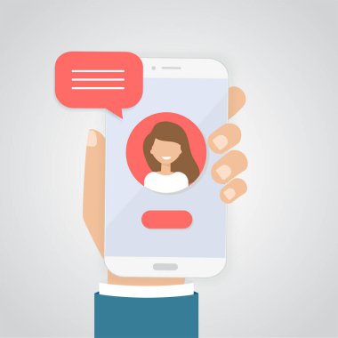 Çevrimiçi konferans. Vektör illüstrasyonu