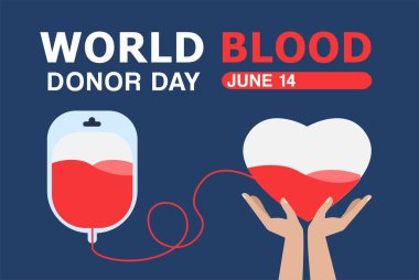 Dünya kan bağışı günü vektör geçmişi. 14 Haziran. Hemofili günü konsepti
