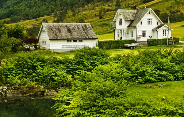 Casas de campo en Noruega — Foto de Stock