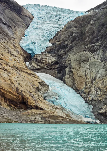 Glacier Briksdal in Norway Stock Image