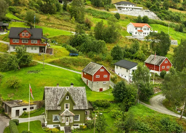 Dorf alt in Norwegen — Stockfoto