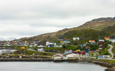 Norwegian town Honningsvag