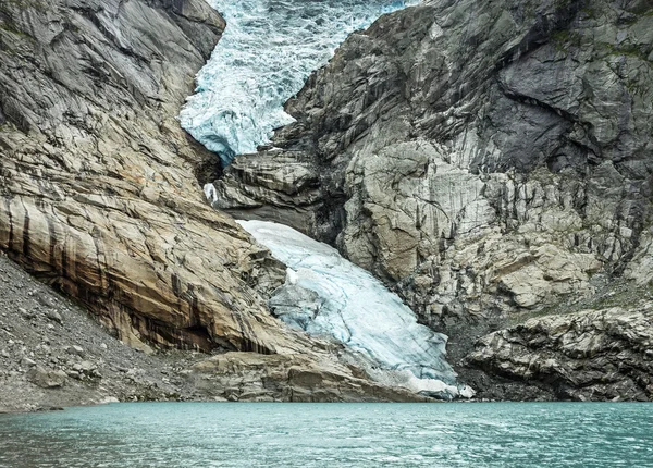 Glaciar Briksdal, Noruega . —  Fotos de Stock