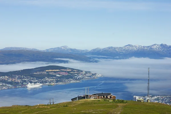 Norwegian town Tromso — Stockfoto