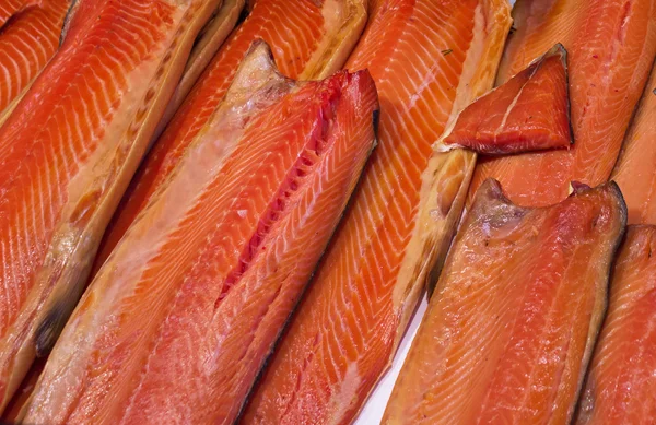 Lehké soleného lososa — Stock fotografie