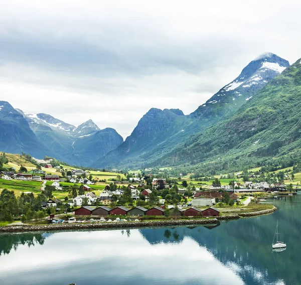 Norveç Köyü Telifsiz Stok Fotoğraflar