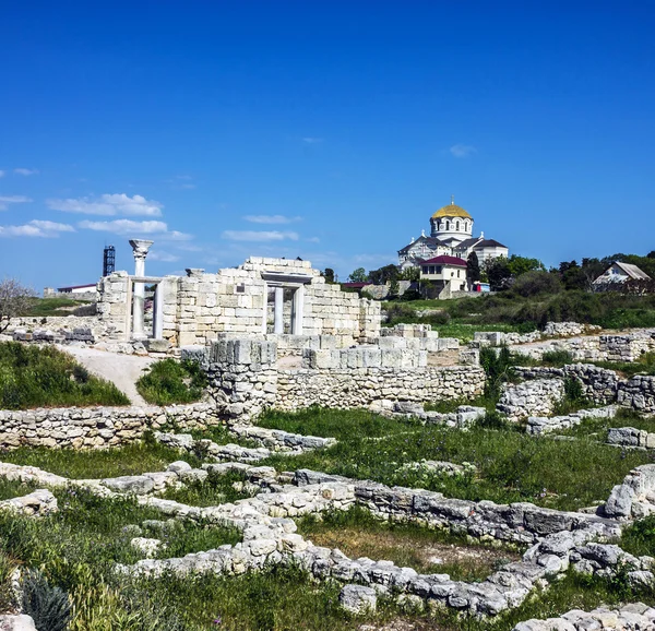 Antik Yunan şehir chersonese — Stok fotoğraf