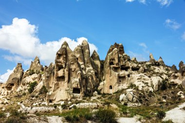 Göreme, Kapadokya, Türkiye'de dağ manzarası