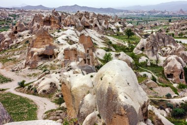 dağ manzarası, Kapadokya, Türkiye.