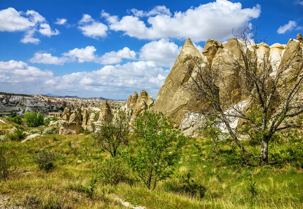 Berglandschaft, Goreme, Kappadokien, Türkei — Stockfoto