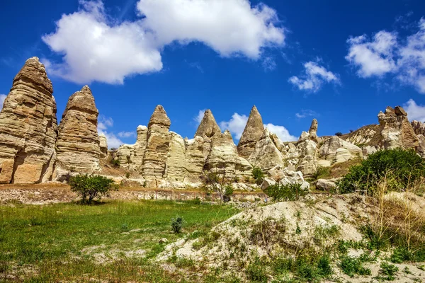 Górskie doliny, Kapadocja, Turcja. — Zdjęcie stockowe