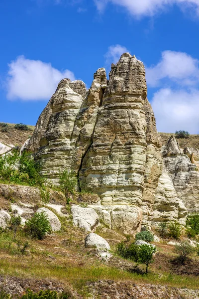 Paisaje de montaña, Goreme, Capadocia, Turquía — Foto de Stock