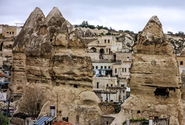 Jaskinia Hotele, Göreme, Kapadocja, Turcja — Zdjęcie stockowe