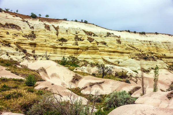 Hegyi táj, goreme, Törökország — Stock Fotó