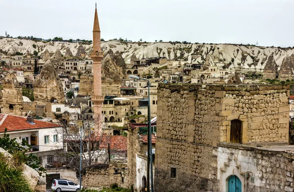 Cityscape πόλη Γκιόρεμε, Καππαδοκία, Τουρκία — Φωτογραφία Αρχείου