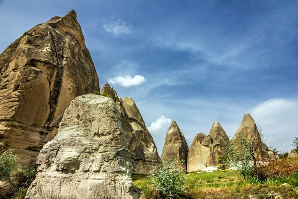 Mountain landscape in Cappadocia, Turkey — Stock Photo, Image