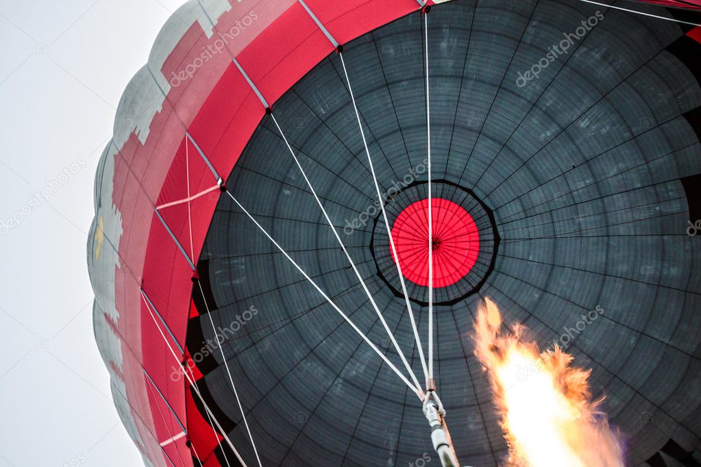 Hot air balloon flight