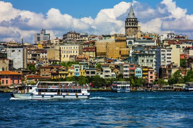 İstanbul, Türkiye 'deki Galata Kulesi