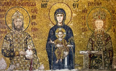 Meryem ve Aziz Ayasofya iç simge sophia ben
