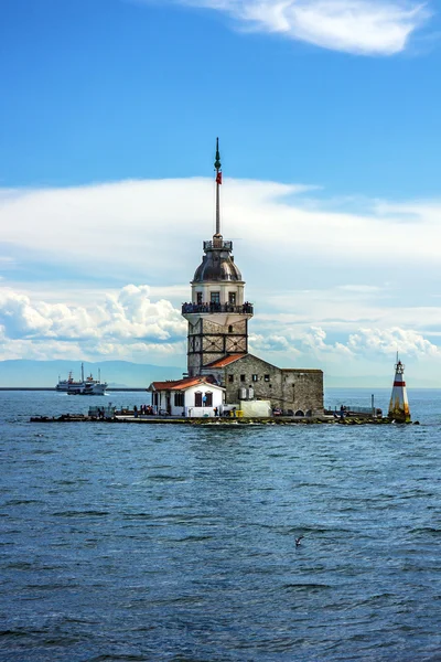 Wieża Dziewicza w Stambule, Turcja — Zdjęcie stockowe