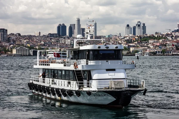 Стамбул, Туреччина - 17 липня 2016: Східний орнамент, Турецька керамічні tilesistanbul, Туреччина - різак в Босфорі — стокове фото