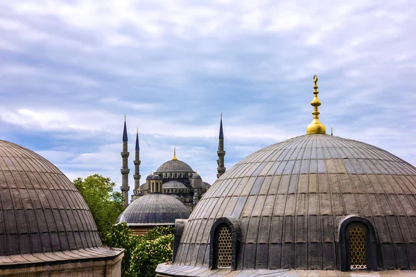 Blauwe moskee sultanahmet, istanbul, Turkije — Stockfoto