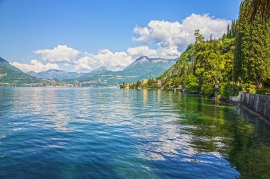 Varenna manzarası, Como Gölü, İtalya, Villa Monastero Parkı