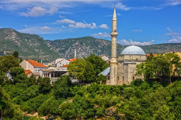 Uitzicht Stad Mostar Bosnië Herzegovina — Stockfoto