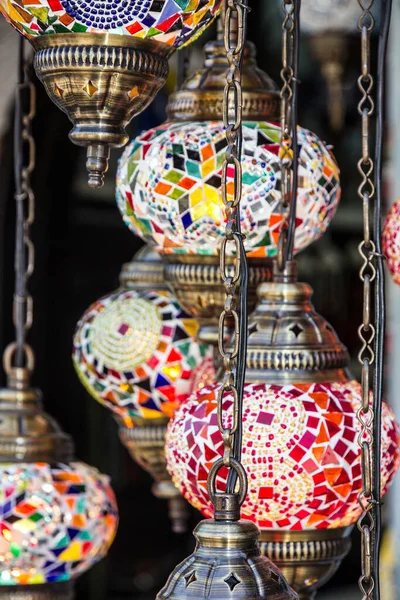 Arabic Interior Decorative Lamps Oriental Traditional Souvenirs —  Fotos de Stock