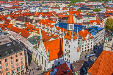 Münih, Bavyera, Almanya mimarisi. Eski Şehir