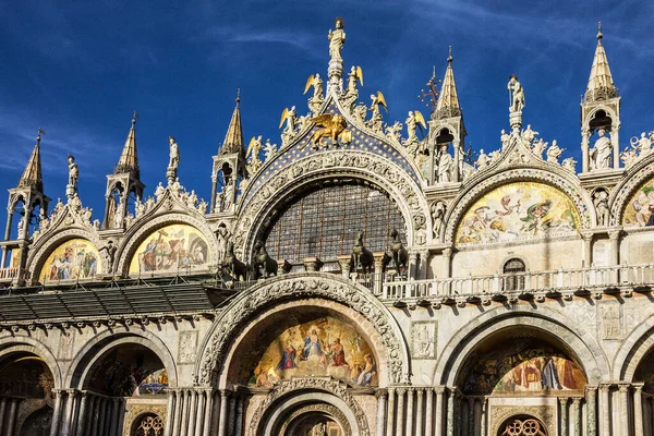 Venice Cathedral Church San Marco Saint Mark Basilica Architecture Italy — Foto Stock