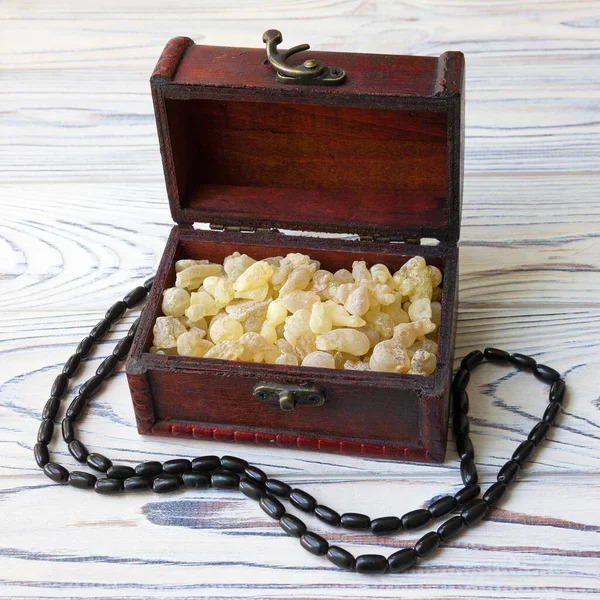 Incense Agate Beads Religious Symbols — Stock Photo, Image