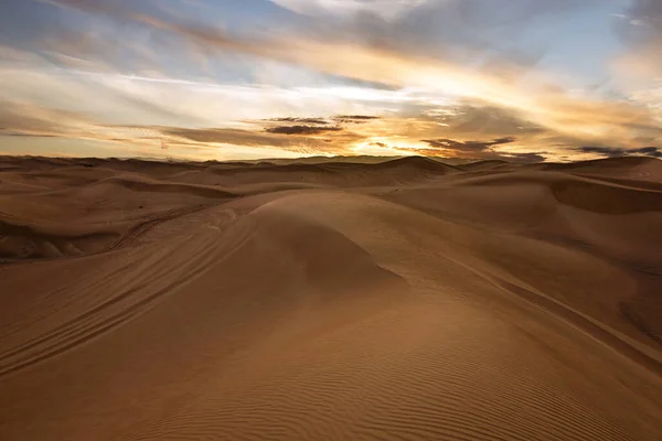 Sand Desert Sunset View Uae — Foto de Stock