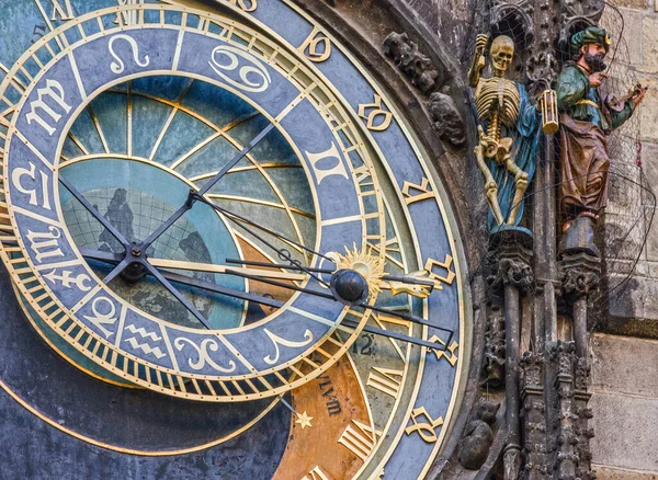 布拉格 天文钟在老城 捷克共和国 — 图库照片