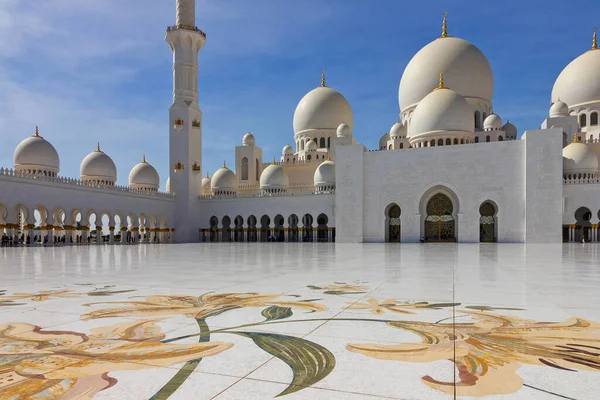 Abu Dhabi Vae Sep 2021 Sjeik Zayed Grote Moskee Architectuur — Stockfoto